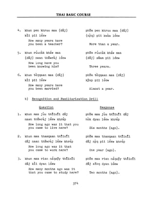 Learn Thai - FSI Basic Course (Part 2)