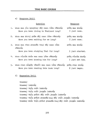 Learn Thai - FSI Basic Course (Part 2)