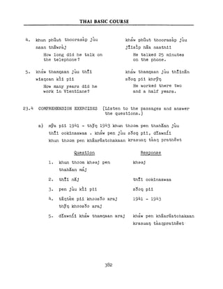 Learn Thai - FSI Basic Course (Part 2)