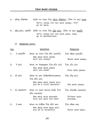 Learn Thai - FSI Basic Course (Part 2)