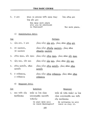 Learn Thai - FSI Basic Course (Part 2)