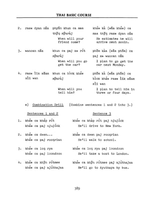 Learn Thai - FSI Basic Course (Part 2)