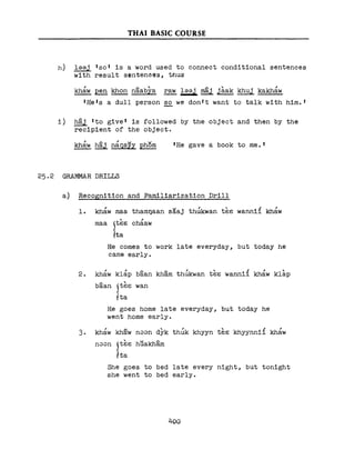 Learn Thai - FSI Basic Course (Part 2)