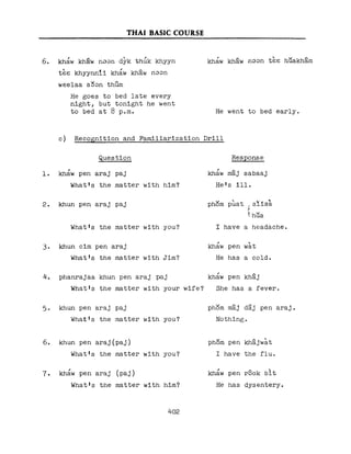 Learn Thai - FSI Basic Course (Part 2)