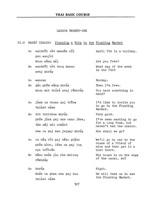 Learn Thai - FSI Basic Course (Part 2)