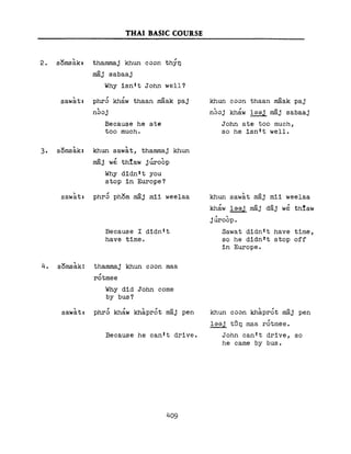 Learn Thai - FSI Basic Course (Part 2)