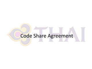 Code Share Agreement

 