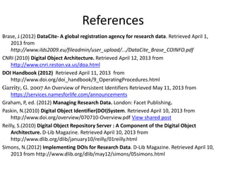Thai DOI - Digital Object Identifier | PDF