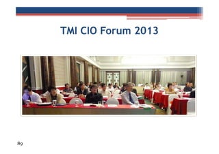 TMI CIO Forum 2013

89

 