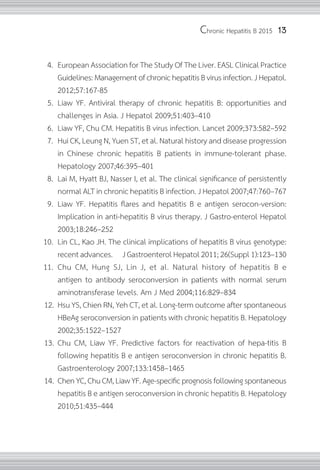 Thailand guideline for management of chb and chc 2015 | PDF