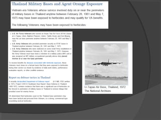 Agent Orange And Thailand Veterans