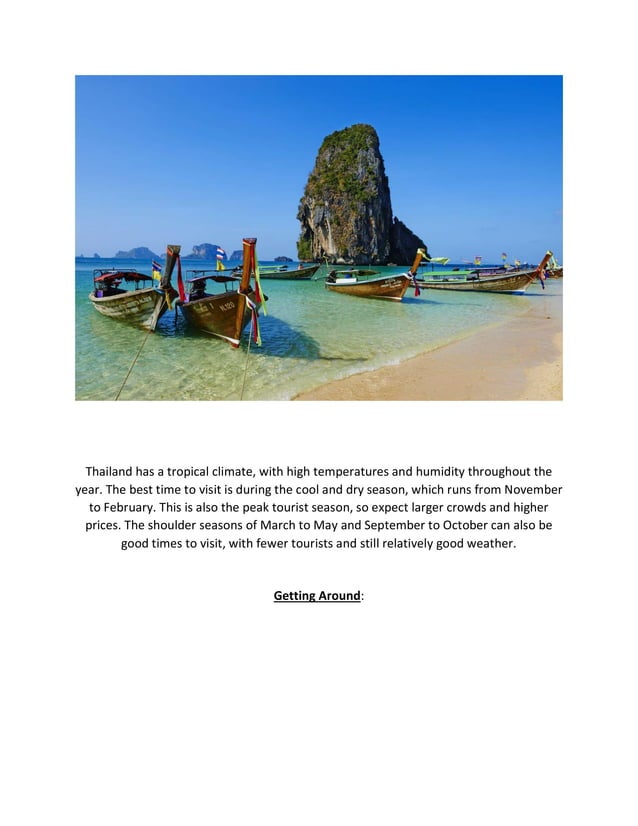 Thailand Travel Guide Essential Tips And Insights For Exploring The