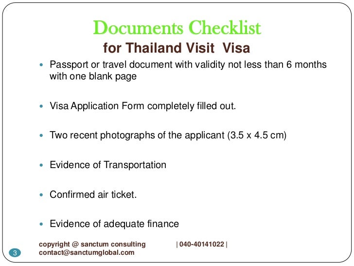 Thailand visit visa sanctum consulting
