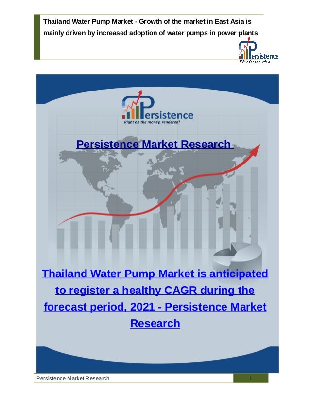 Thailand Water Pump Market Share, Size, Market value to 2021