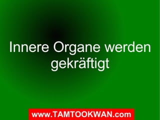 Innere Organe werden gekräftigt 