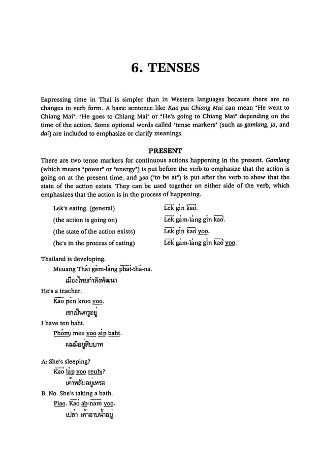 THAI REFERENCE GRAMMAR JAMES HIGBIE visual data 3