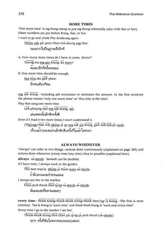 THAI REFERENCE GRAMMAR THE STRUCTURE OF SPOKEN THAI visual data 5