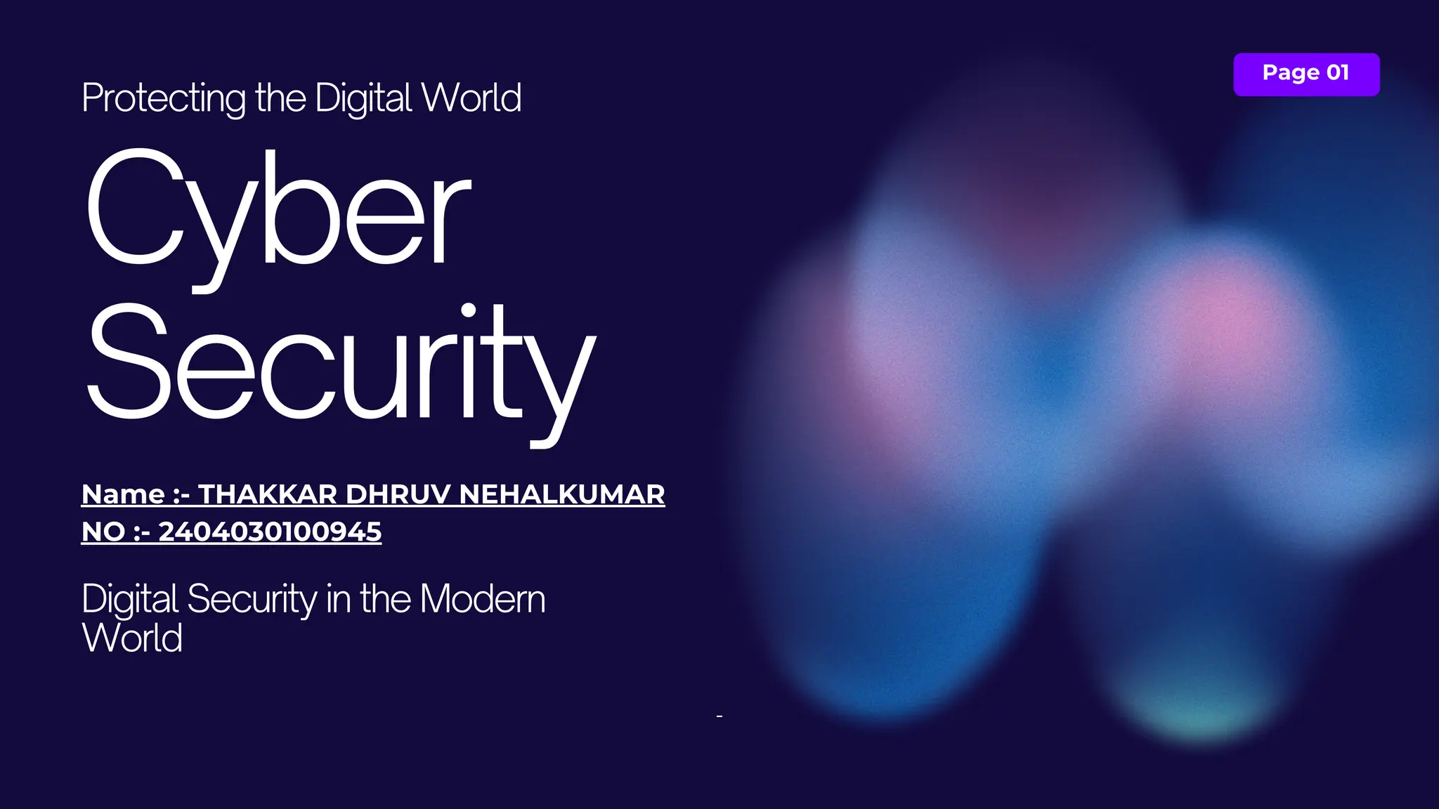 Protecting the Digital World Cyber Securit | PDF