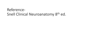 Reference-
Snell Clinical Neuroanatomy 8th ed.
 