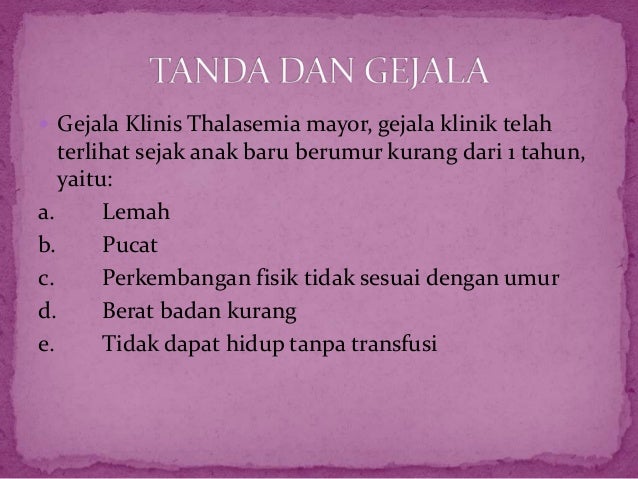 Thalasemia