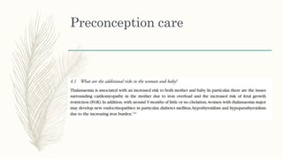 Preconception care
 