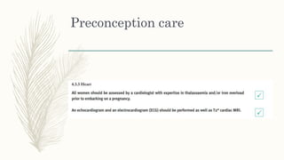 Preconception care
 