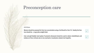 Preconception care
 