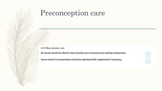 Preconception care
 