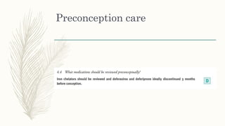 Preconception care
 