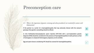 Preconception care
 