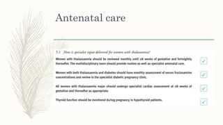Antenatal care
 
