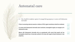 Antenatal care
 