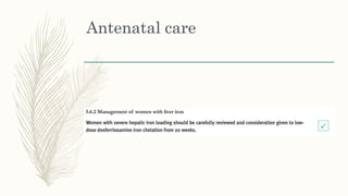 Antenatal care
 