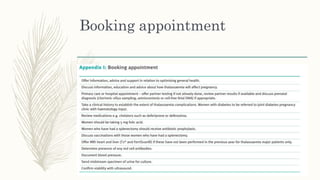Booking appointment
 