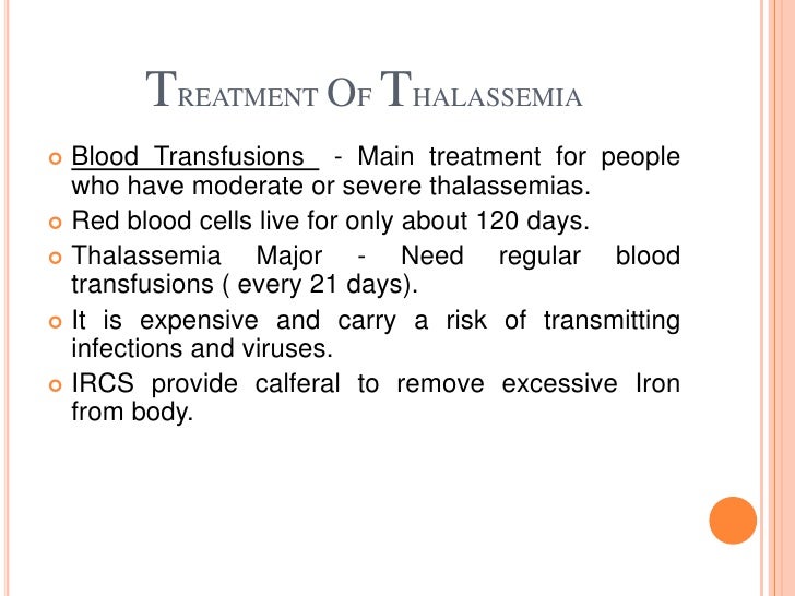 Thalassemia Programme
