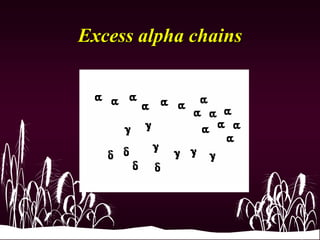 thalassemias PATHOGENESIS AND PATHOLOGY PPT | PPT