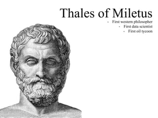 Thales the Philosopher, Theory & Contributions - Video & Lesson Transcript