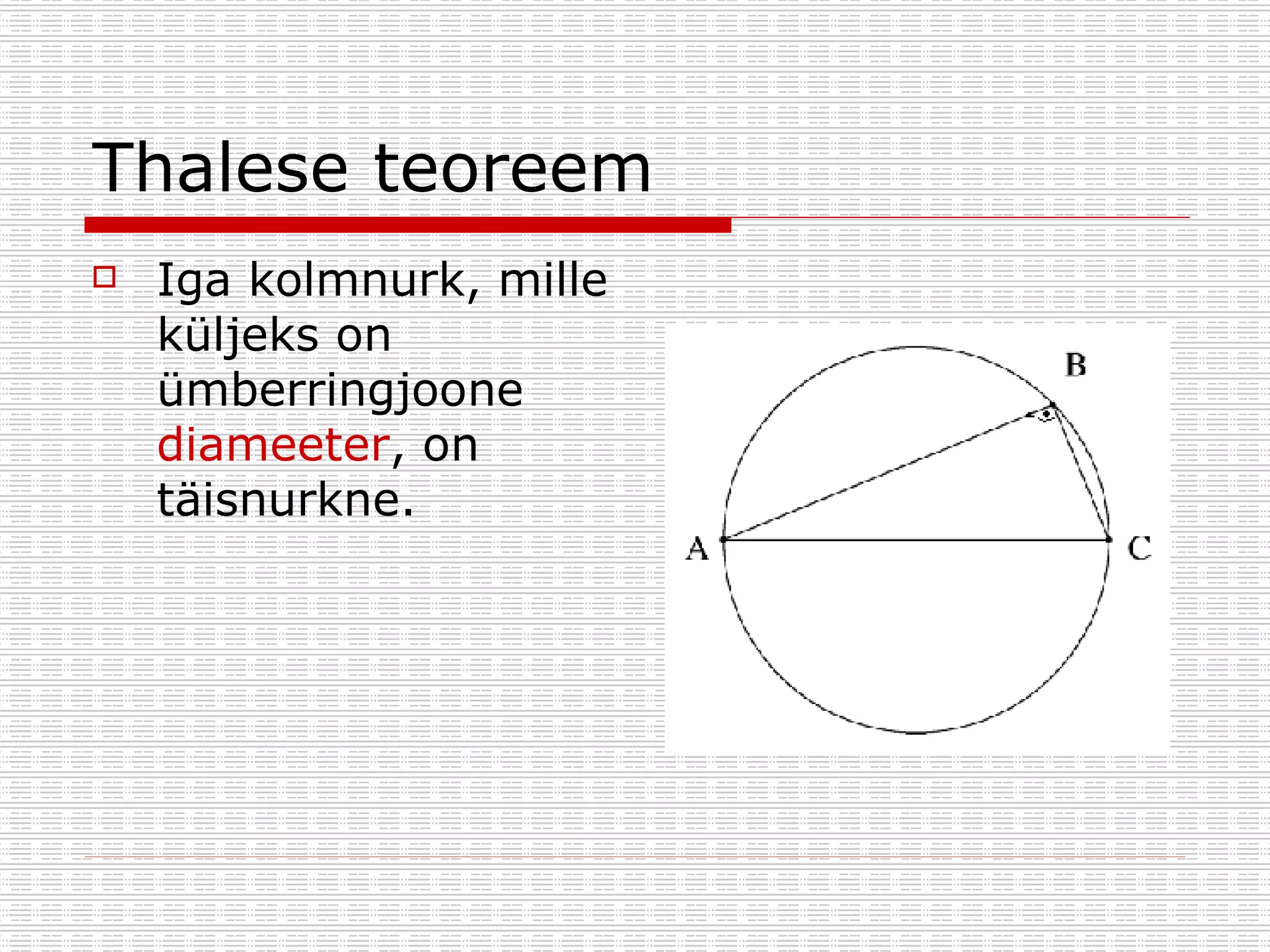 Thalese Teoreem | PPT