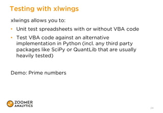 Python. Finance. Excel. - The Thalesians | PPT