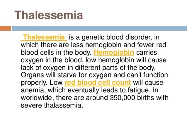 Thalessemia