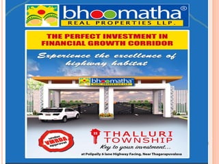 Thalluri towship bhoomatha real estate vizag | PPT