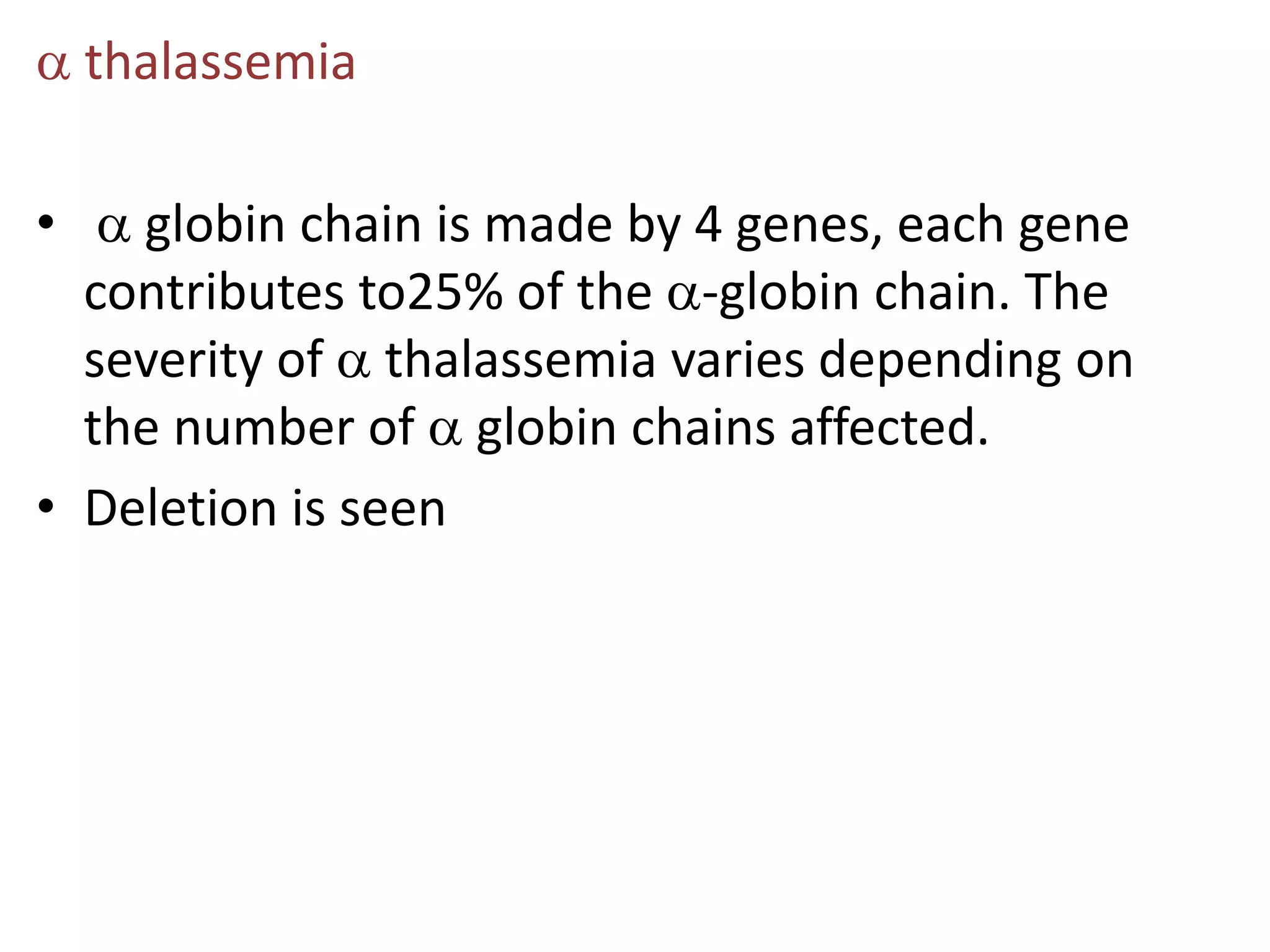 thalassemia and sickle cell disease | PPT
