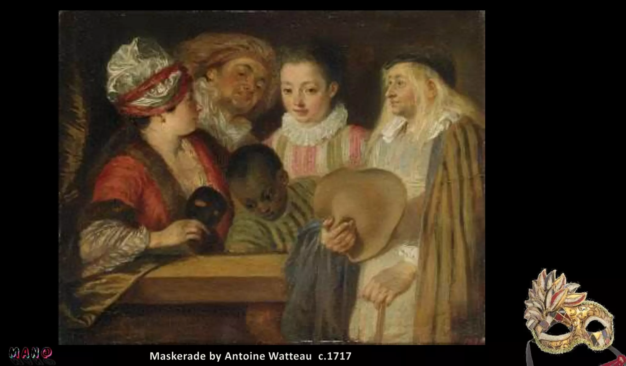 Maskerade by Antoine Watteau c.1717