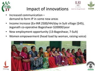 Innovation Platforms as a tool for smallholder dairy development: A case from Uttarakhand, India