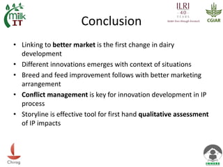 Innovation Platforms as a tool for smallholder dairy development: A case from Uttarakhand, India