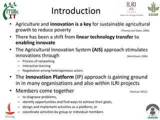 Innovation Platforms as a tool for smallholder dairy development: A case from Uttarakhand, India