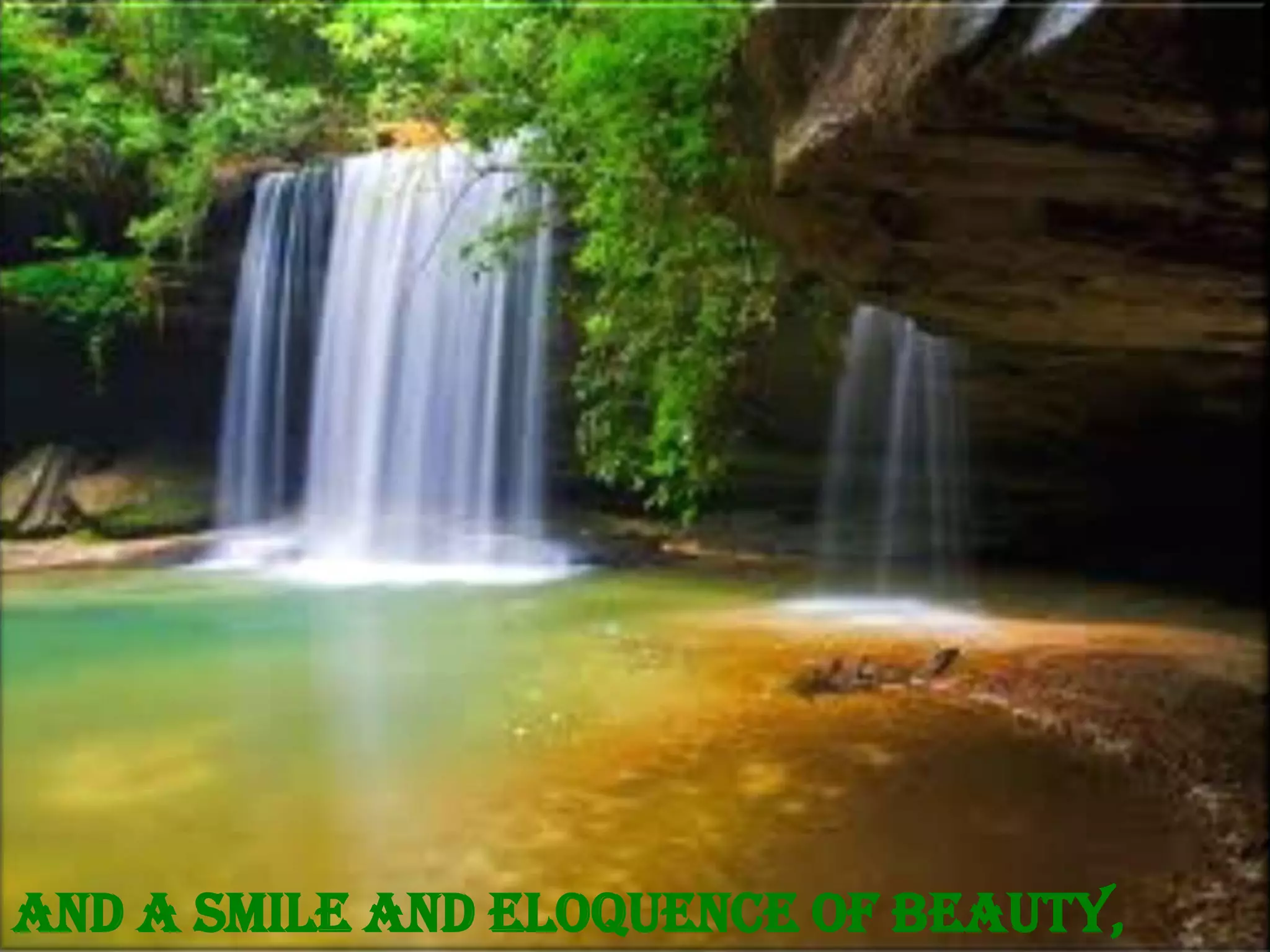 And a smile and eloquence of beauty,
 