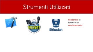 Strumenti Utilizzati
Repository e	
software	di	
versionamento.
 