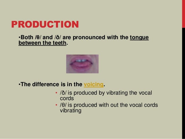 Th And V Vs W Sounds
