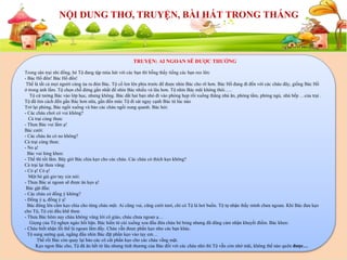 SỰ KIỆN SẮP DIỄN RA
NỘI DUNG THƠ, TRUYỆN, BÀI HÁT TRONG THÁNG
TRUYỆN: AI NGOAN SẼ ĐƯỢC THƯỞNG
Trong sân trại nhi đồng, bé Tộ đang tập múa hát với các bạn thì bỗng thấy tiếng các bạn reo lên:
- Bác Hồ đến! Bác Hồ đến!
Thế là tất cả mọi người cùng ùa ra đón Bác. Tộ cố len lên phía trước để được nhìn Bác cho rõ hơn. Bác Hồ đang đi đến với các cháu đây, giống Bác Hồ
ở trong ảnh lắm. Tộ chọn chỗ đứng gần nhất để nhìn Bác nhiều và lâu hơn. Tộ nhìn Bác mãi không thôi…..
Tộ cứ tưởng Bác vào lớp học, nhưng không. Bác dắt hai bạn nhỏ đi vào phòng họp rồi xuống thẳng nhà ăn, phòng tắm, phòng ngủ, nhà bếp …của trại .
Tộ đã tìm cách đến gần Bác hơn nữa, gần đến mức Tộ đi sát ngay cạnh Bác từ lúc nào
Trở lại phòng, Bác ngồi xuống và bảo các cháu ngồi xung quanh. Bác hỏi:
- Các cháu chơi có vui không?
Cả trại cùng thưa:
- Thưa Bác vui lắm ạ!
Bác cười:
- Các cháu ăn có no không?
Cả trại cùng thưa:
- No ạ!
Bác vui lòng khen:
- Thế thì tốt lắm. Bây giờ Bác chia kẹo cho các cháu. Các cháu có thích kẹo không?
Cả trại lại thưa vâng:
- Có ạ! Có ạ!
Một bé gái giơ tay xin nói:
- Thưa Bác ai ngoan sẽ được ăn kẹo ạ!
Bác gật đầu:
- Các cháu có đồng ý không?
- Đồng ý ạ, đồng ý ạ!
Bác đứng lên cầm kẹo chia cho từng cháu một. Ai cũng vui, cũng cười tươi, chỉ có Tộ là hơi buồn. Tộ tự nhận thấy mình chưa ngoan. Khi Bác đưa kẹo
cho Tộ, Tộ cúi đầu khẽ thưa:
- Thưa Bác hôm nay cháu không vâng lời cô giáo, cháu chưa ngoan ạ…
Giọng của Tộ nghẹn ngào hối hận. Bác hiền từ cúi xuống xoa đầu đứa cháu bé bỏng nhưng đã dũng cảm nhận khuyết điểm. Bác khen:
- Cháu biết nhận lỗi thế là ngoan lắm đấy. Cháu vẫn được phần kẹo như các bạn khác.
Tộ sung sướng quá, ngẩng đầu nhìn Bác đặt phần kẹo vào tay em…
Thế rồi Bác còn quay lại bảo các cô cất phần kẹo cho các cháu vắng mặt.
Kẹo ngon Bác cho, Tộ đã ăn hết từ lâu nhưng tình thương của Bác đối với các cháu nhỏ thì Tộ vẫn còn nhớ mãi, không thể nào quên được…
 